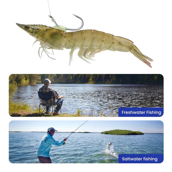 Eettsy Luminous Live Shrimp Hooks