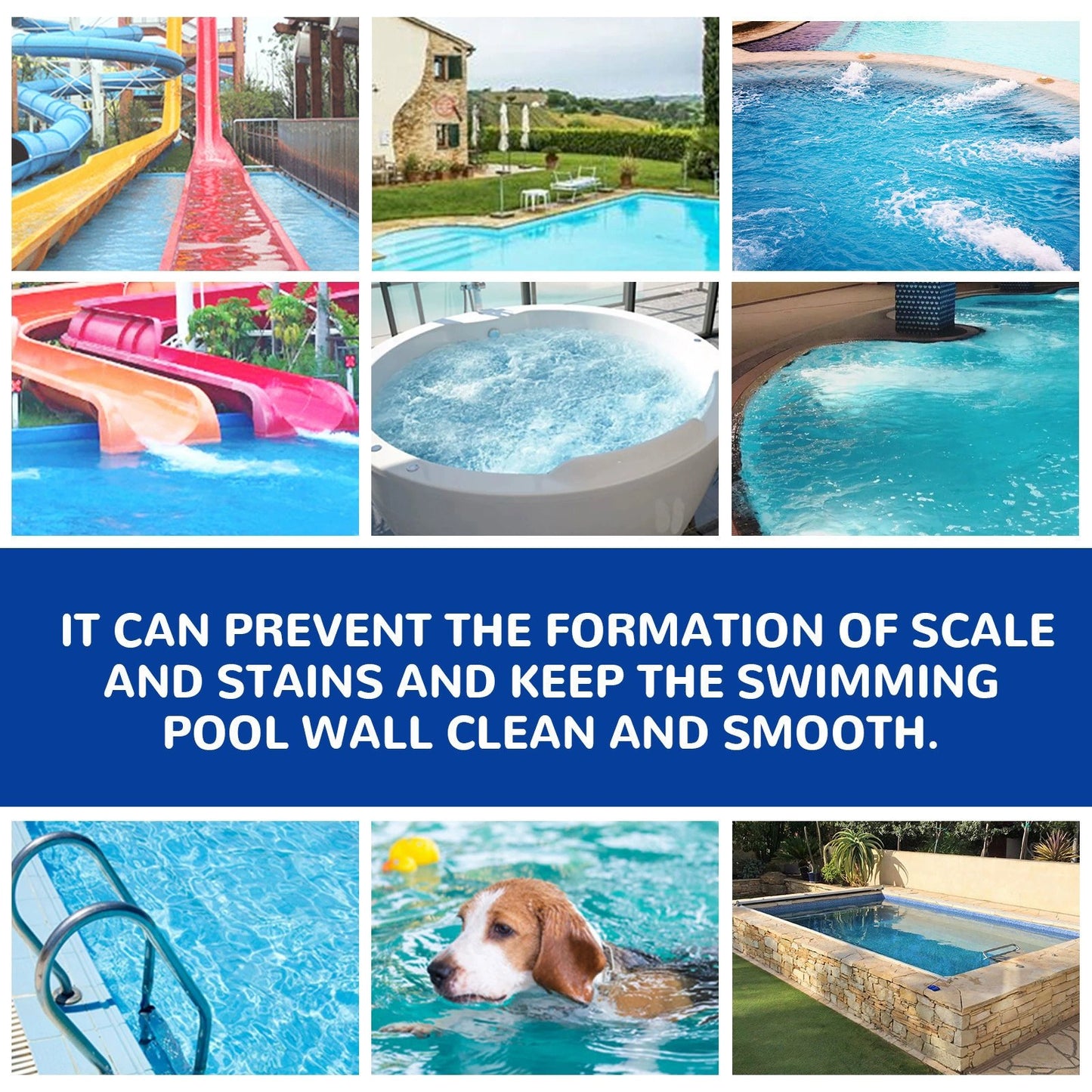🏊♂️ Pool Cleaning Tablets for Crystal Clear Water – Drop, Dissolve, Dive In! 🌊✨
