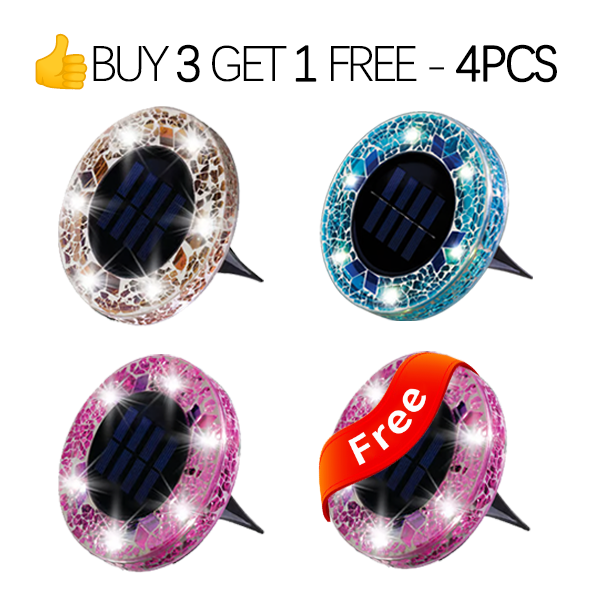 🔅Solar Outdoor Mosaic Disk Lights