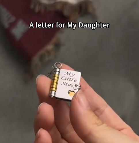 🔥🔥My Little Star Book Necklace for Daughter, Birthday Day Gift Graduation Jewelry of Love