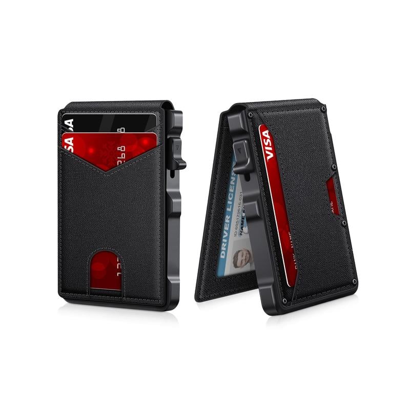 đź’Ľđź”’Premium Aluminum RFID Blocking Minimalist Wallet for Men