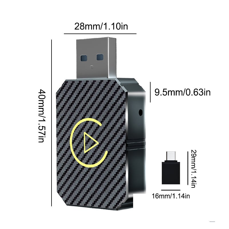 đ„Summer Hot Sale--Donât Miss Out! đ„ Mini Wireless CarPlay Adapter