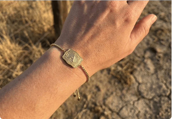 🏇Handcrafted Western Bracelet with Custom Initials - A Meaningful Accessory for Your Unique Story