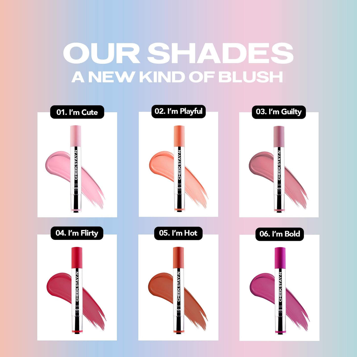 đ„LAST DAY SALE 50% OFFđ„Cheek STAY-IN Liquid Blush Long-lasting