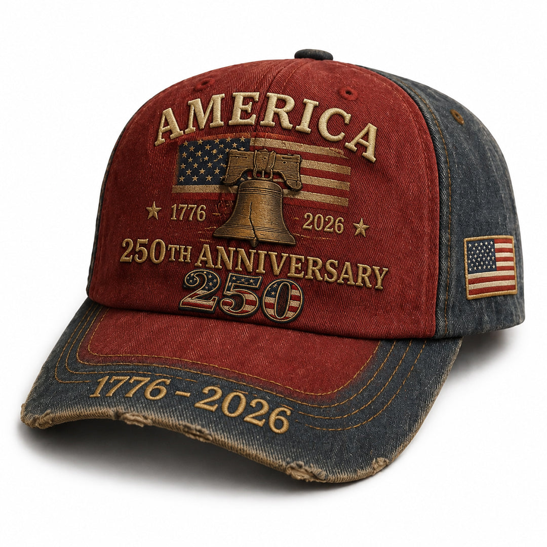 Official 1776โ2026 Tribute Design Embroidered Cap ๐บ๐ธ