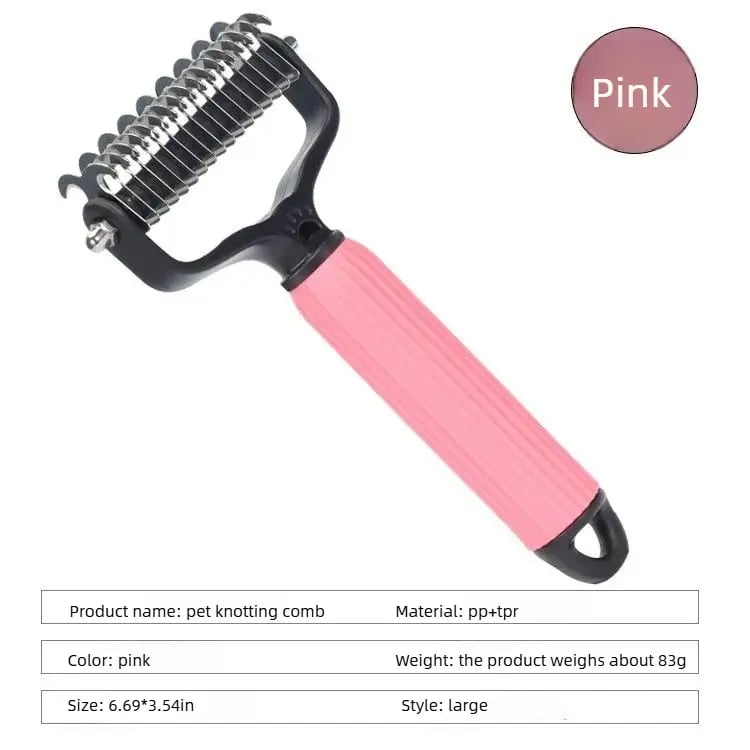 🔥Last Day 60% OFF-Universal Pet Detangling Comb for Dogs Grooming Tool🪮
