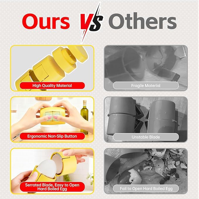 🎁Household eggshell opener Upgraded model2-in-1🍳🥞🧁🍜🥗