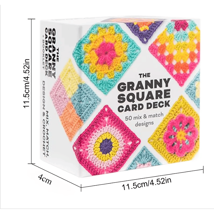 🧶✨The Granny Square Card Deck – 50 Crochet Patterns