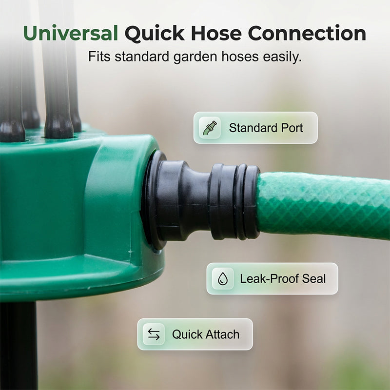 💧360° Multi-Directional Lawn Sprinkler💧Precision Garden Irrigation with Flexible Spray Nozzles🌱