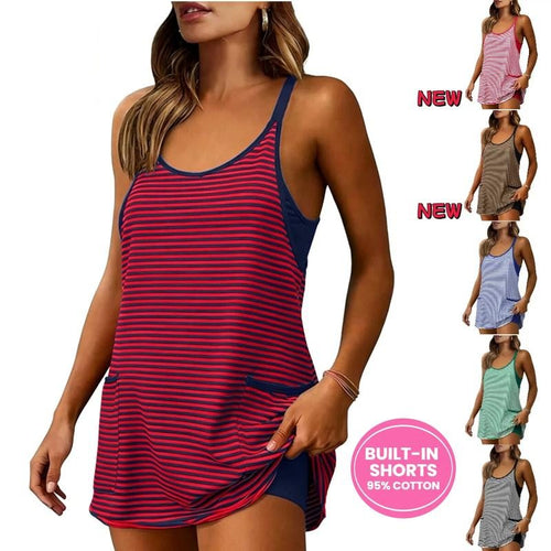 ☀️ 2-in-1 Sculpting Mini Dress — Your Throw-On-and-Go Summer Favorite