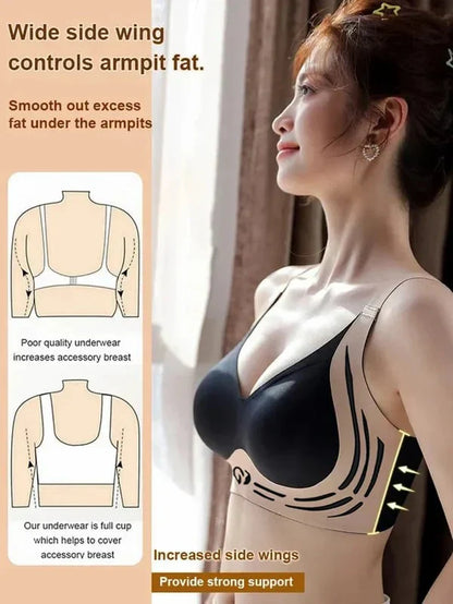 🎁Super Gather Bra | Wireless Push-up Bra👍No More Sagging Breasts