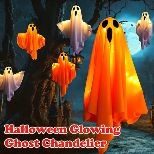 👻👻Halloween Glowing Ghost Chandelier
