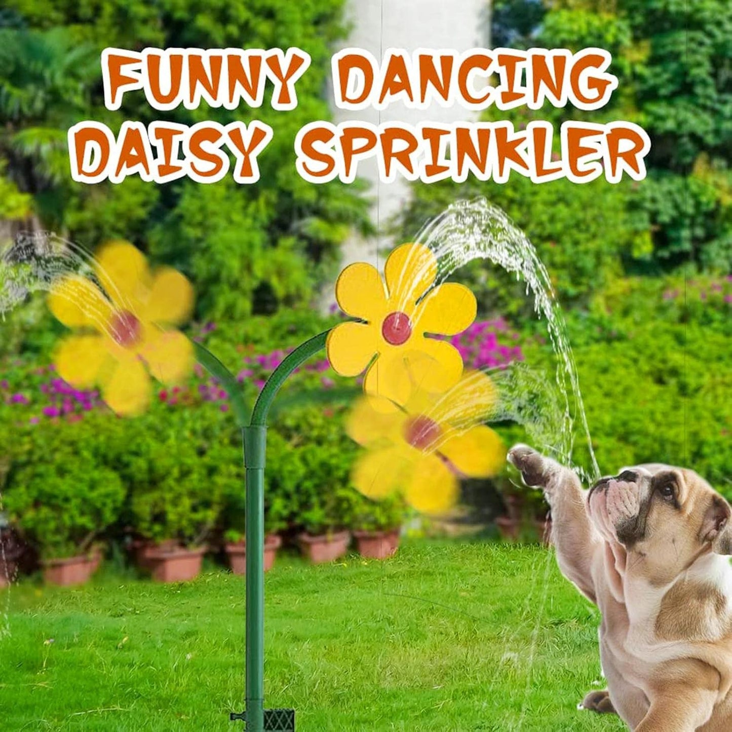 🌼Crazy Daisy Dancing Sprinkler: Spin Childhood Memories into Summer Fun💦