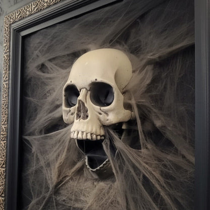 💀Handmade 3D Skull Photo Frame