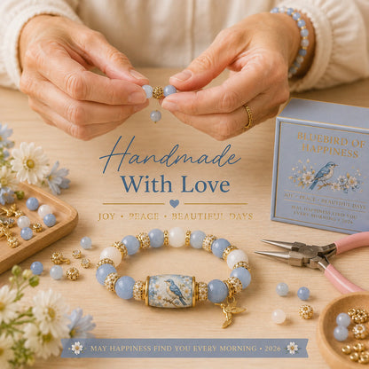 🐦 Love, Peace & Spring Blessings 💖 | 2026 Limited Edition Handmade Bracelet