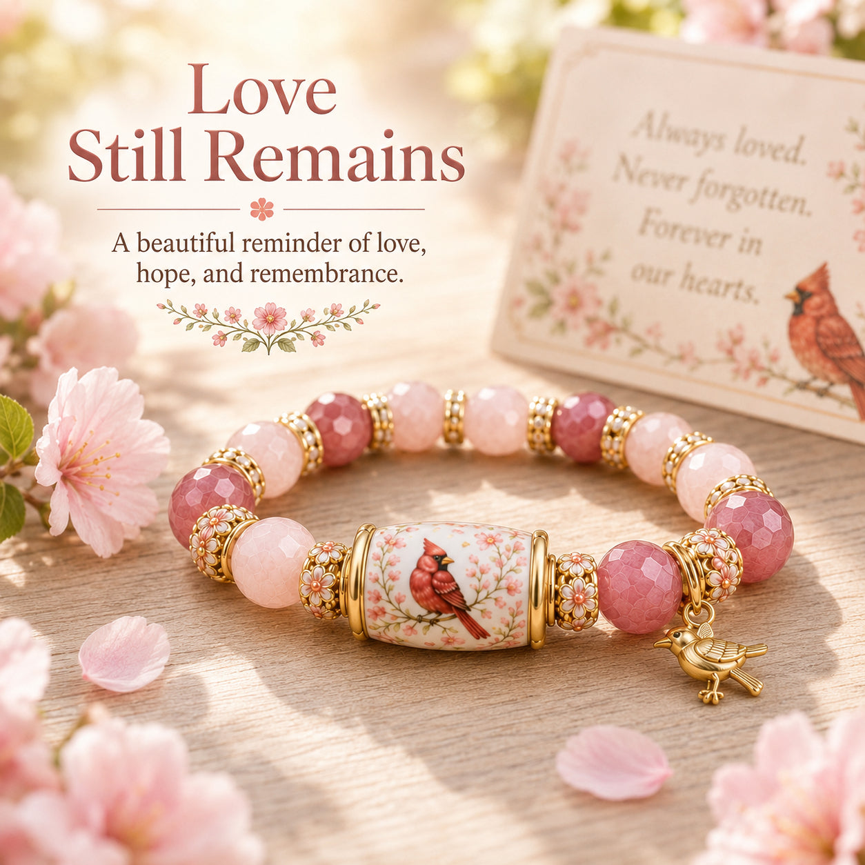 🐦 Love, Peace & Spring Blessings 💖 | 2026 Limited Edition Handmade Bracelet