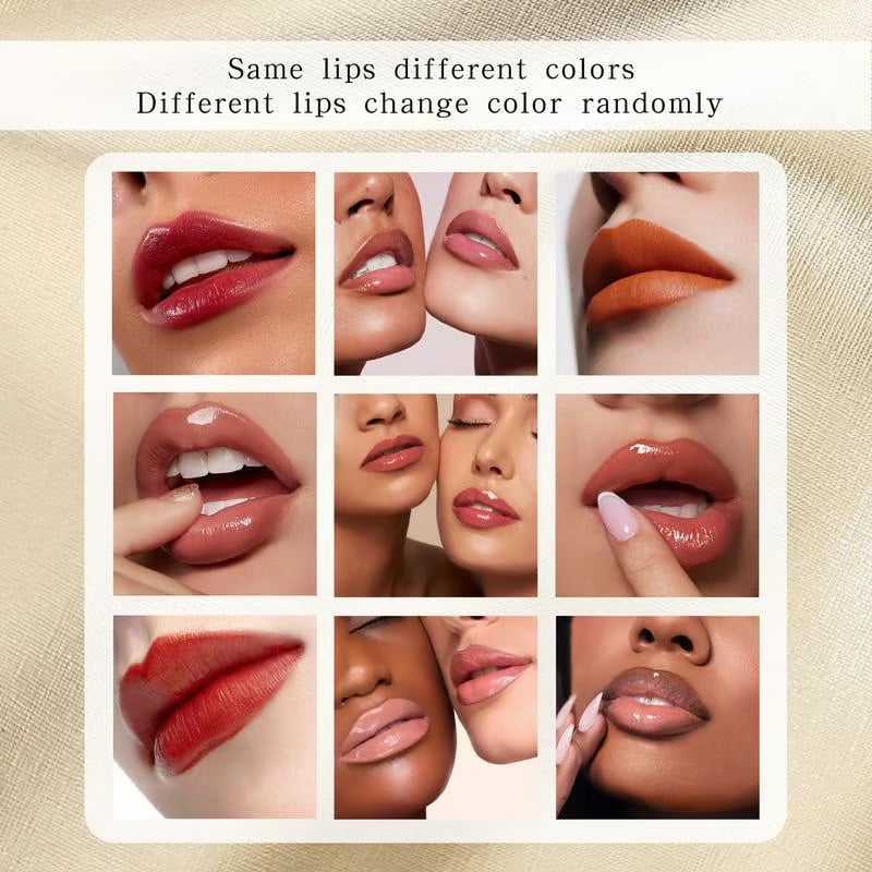 ? Experience Luxurious Lips - ✨Transferproof Color-Changing Lipstick?CrystalClear Color Alchemy ? Auto-Tints on Contact!
