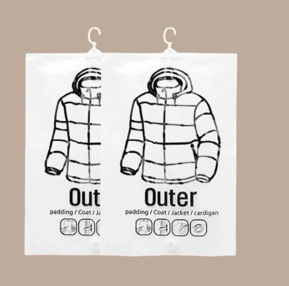 ⏳🔥Hanging Vacuum Storage Bags -Reclaim your closet!
