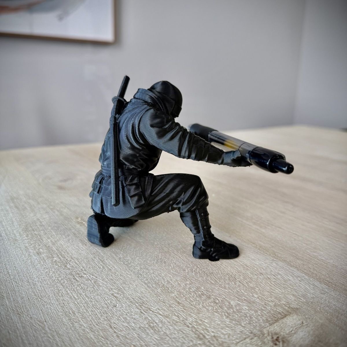 🔥Last Day Promotion! ⚔️3D Printed Samurai Pen Holder Desk Organizer