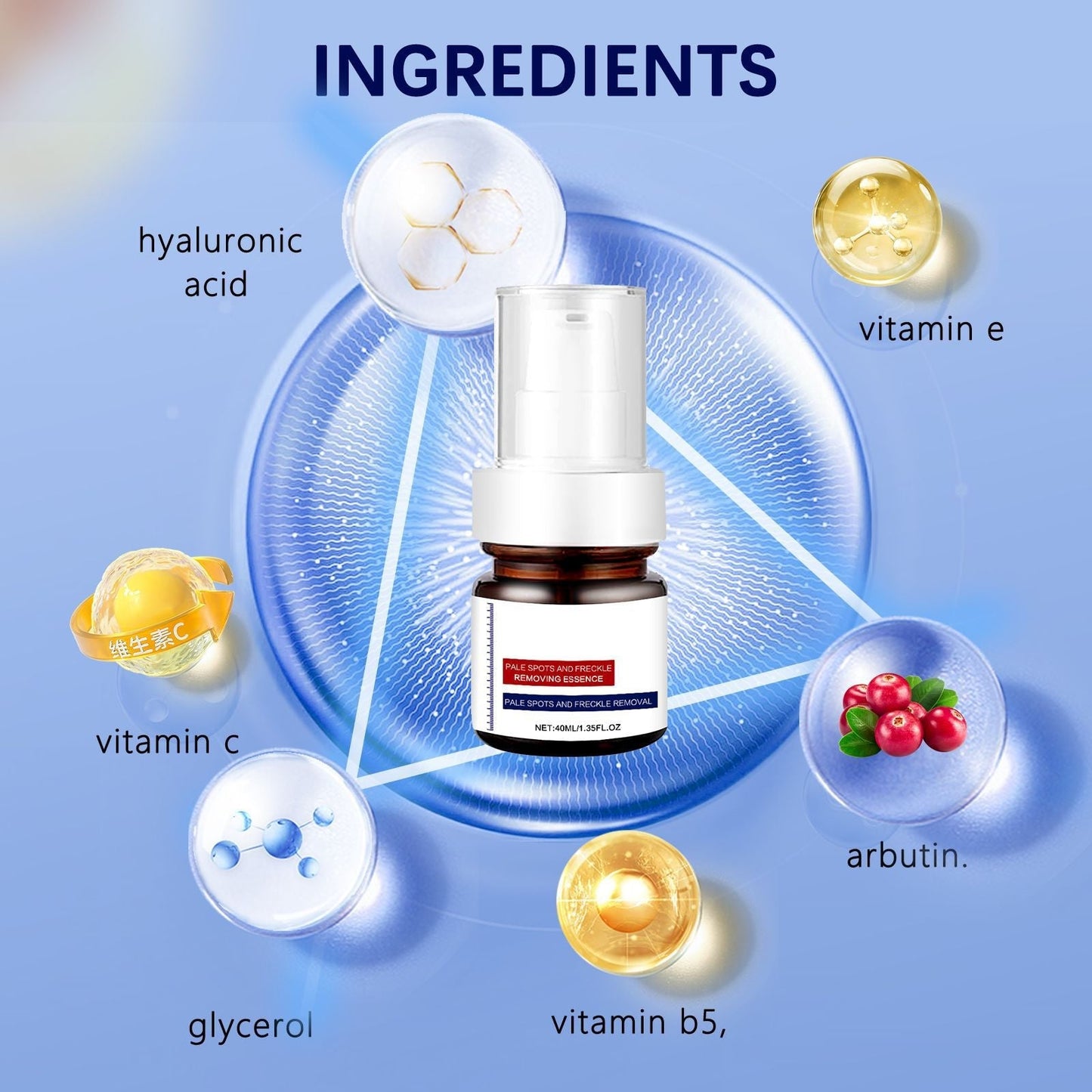 🔥3-day freckle removal: Freckles Disappear, Pigmentation Dissipates, and Skin looks brand New! ✨Vitamin C Freckle Removal Essence➡️