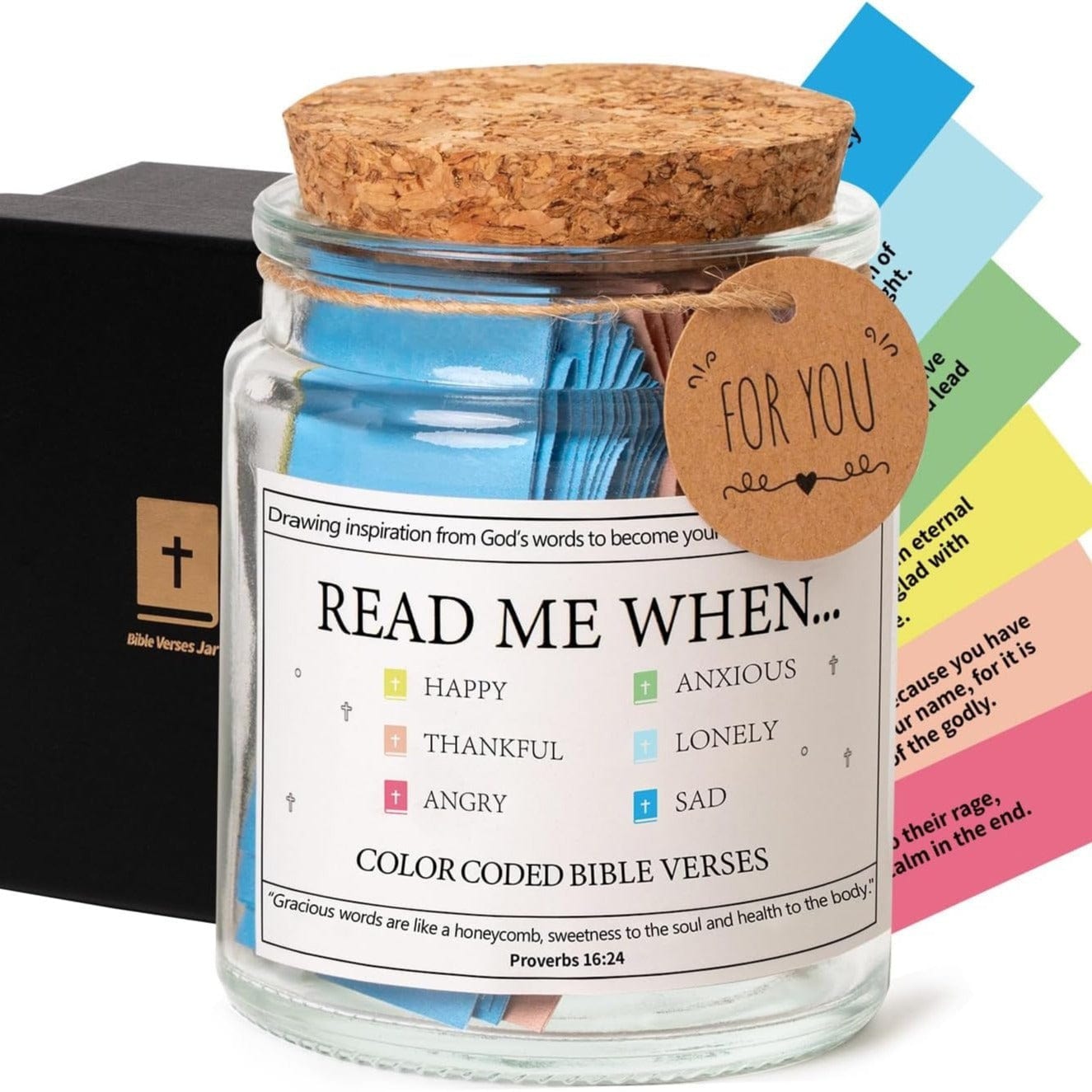 ✝️ A Verse for Every Day ✨ 90 Day Bible Verse Jar | Faith, Peace & Encouragement | 60% OFF 💛