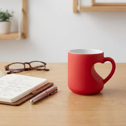 🔥Last Day 49% OFF ❤️Heart-shaped Color-changing Ceramic Mug