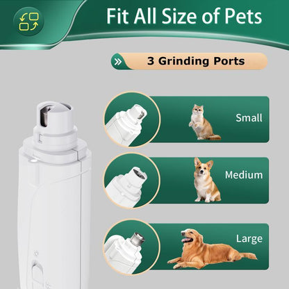 2-in-1 Pet Nail Clipper&Grinder - Multifunctional Dog Nail Trimmer
