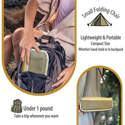 🔥HOST SALES 49% OFF🔥Portable Stool for Mountaineering and Hiking, Foldable Stool with Carrying Bag