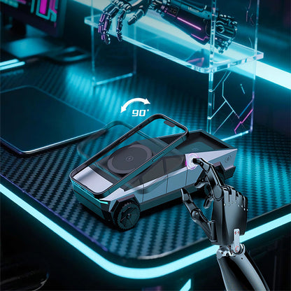 Armor King CyberDock 3-in-1 Wireless Charger + Car Model Ornament + Stand
