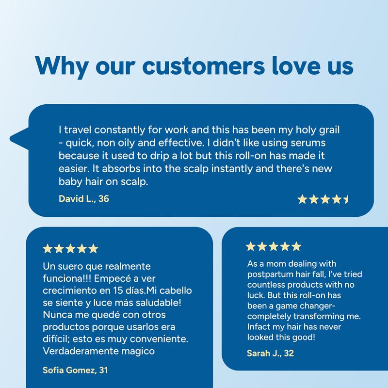 Advanced Hair Growth Serum Roll On (25ml)