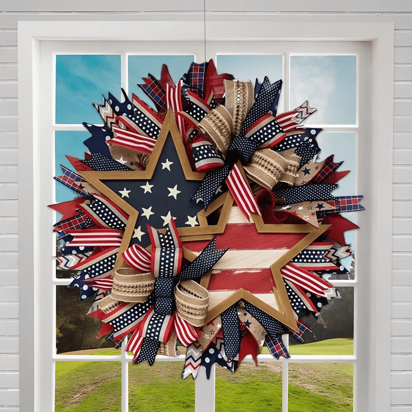 🔥 Flash Sale-60% Off 🗽This Wreath Wasn’t Made to Decorate — It Was Made to Remember