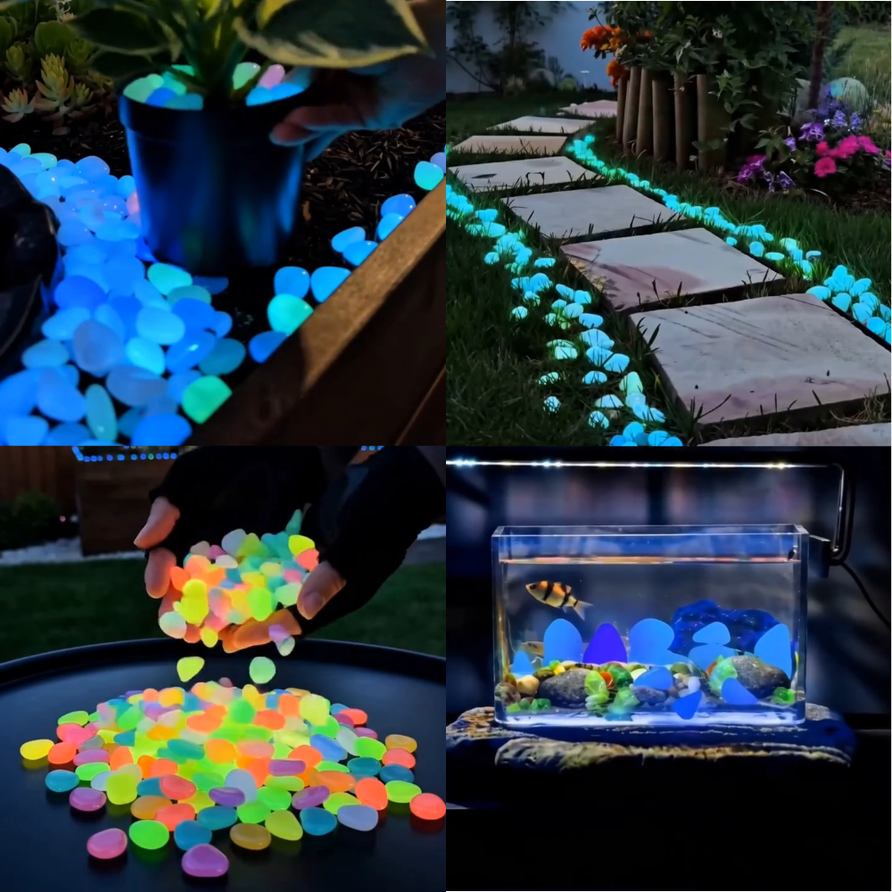 💥LAST DAY SALE 50%OFF💥Colorful Glow-in-the-Dark Garden Stones