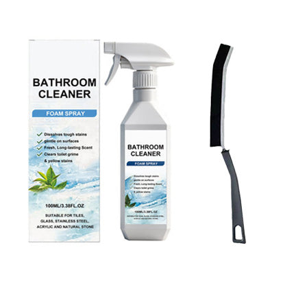 🧽Last Day 70% OFF🧴Gravity-Defying Bathroom Cleaner-Give away alloy brushes🎁