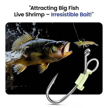Eettsy Luminous Live Shrimp Hooks