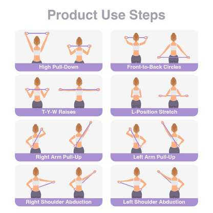 🔥Hot Sale 49% off🌟-Figure 8 Resistance Bands – Silicone Exercise Bands