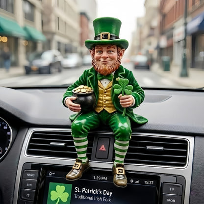 🔥Hot Sale 60% OFF -🍀St. Patrick’s Day Leprechaun Decorative Figurine🍺 Serene Desk Companion