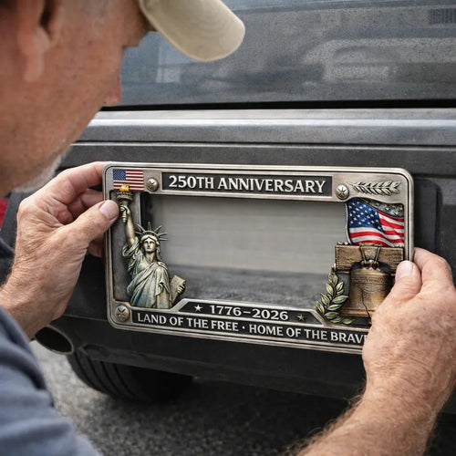 🔥🦅250th Anniversary Commemorative License Plate Frame
