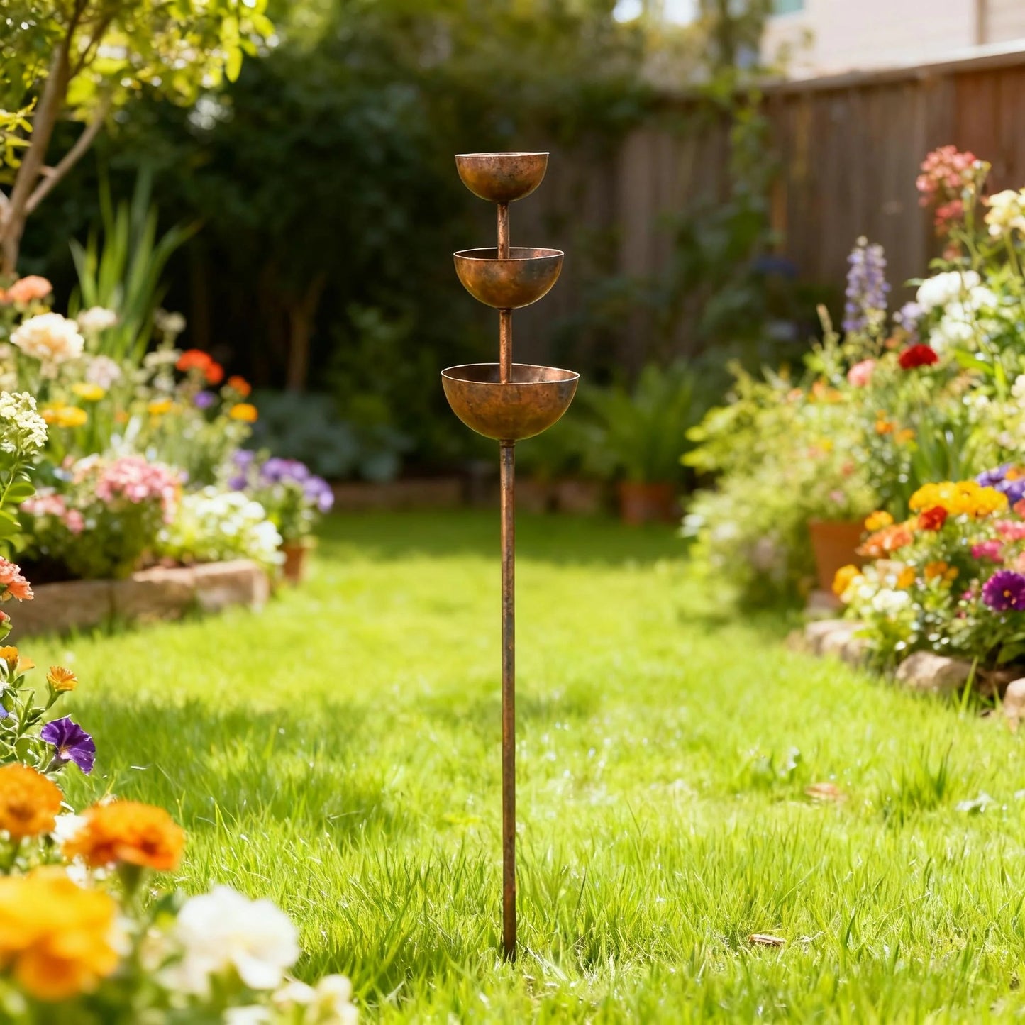 Hot Sale 50% Off 🌧️ Rain Catcher - Plant Support🐦 Metal Garden Ornament