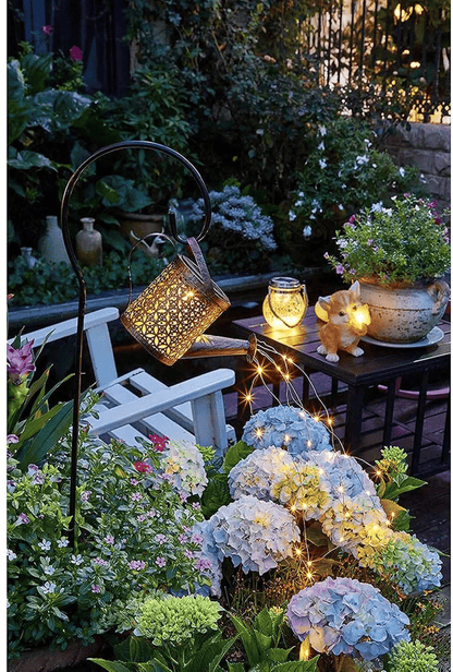 Solar Waterfall Lights💐