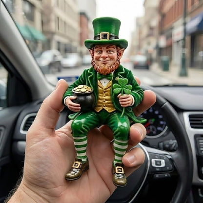 🔥Hot Sale 60% OFF -🍀St. Patrick’s Day Leprechaun Decorative Figurine🍺 Serene Desk Companion
