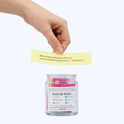 ✝️ A Verse for Every Day ✨ 90 Day Bible Verse Jar | Faith, Peace & Encouragement | 60% OFF 💛