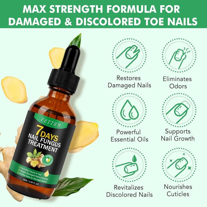 7 Day Nail Treatment Serum🍃Natural ingredients & Fast results