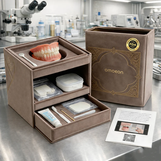 🔥🔥Ends Today: 70% OFF!🦷 Omoeon™Custom-Fit Full Functional Dentures Make you more confident