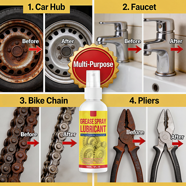 Anti-Rust Lubricant Spray & Rust Remover