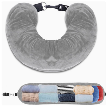 🏆Flash Sale⚡ 50K+ SOLD! Almost Gone💥Stuffable Travel Neck Pillow