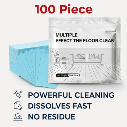 🧼100 Piece Floor Cleaning Tablets Multi-Surface Antibacterial Cleaner for Hardwood, Tile & Laminate
