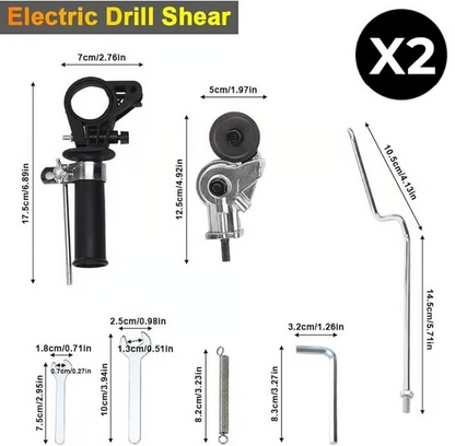 Metal Nibbler Drill Attachment