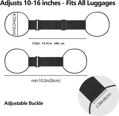 💥Last Day 70% OFF 🧳 Multi Use Strong Adjustable Luggage Connector Straps