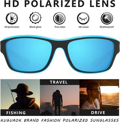 ⏰2025 Men's Outdoor Sports Sunglasses with Anti-glare Polarized Lens