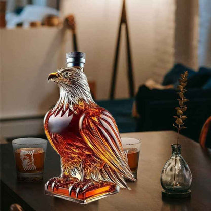 🦅Eagle Whiskey Bottle – A Masterpiece of Craftsmanship and Strength, Capturing the Spirit of Freedom in Every Detail
